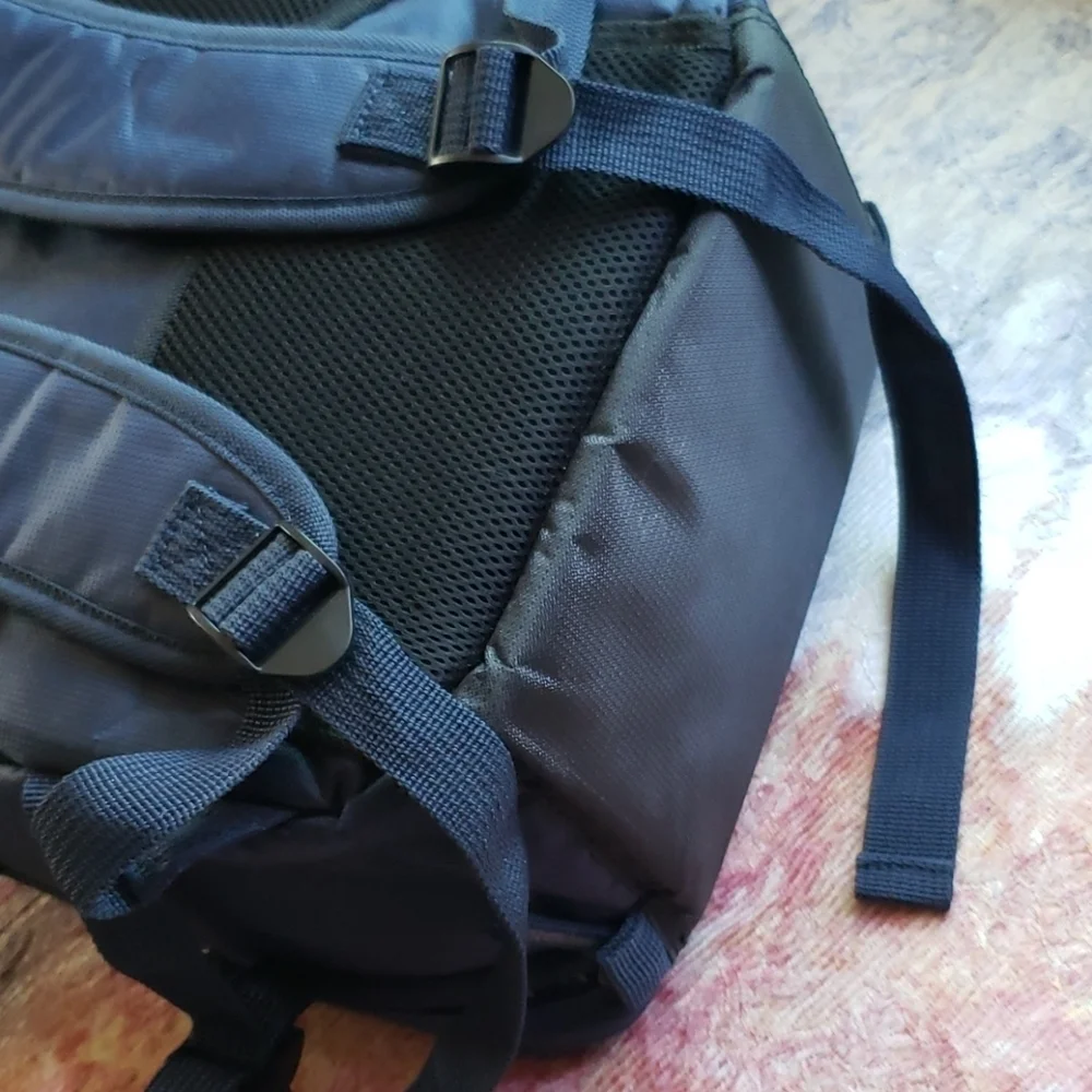 Camera and accerories blue backpack